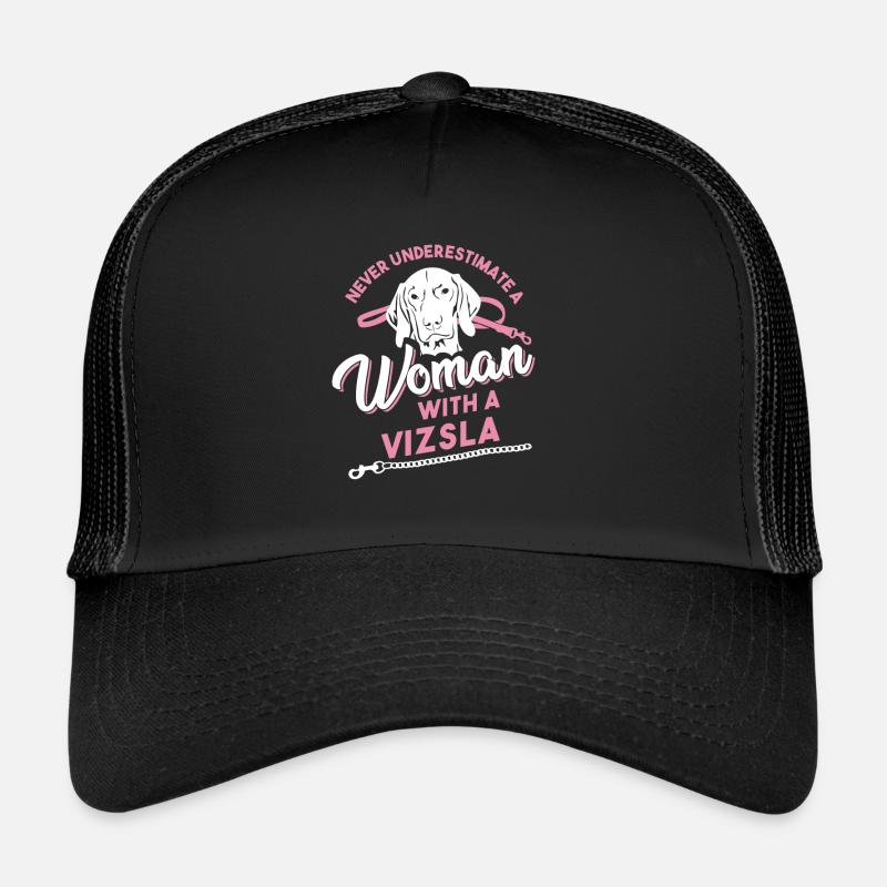 Vizsla saying for a Magyar Vizsla owner - Trucker Cap - black/black