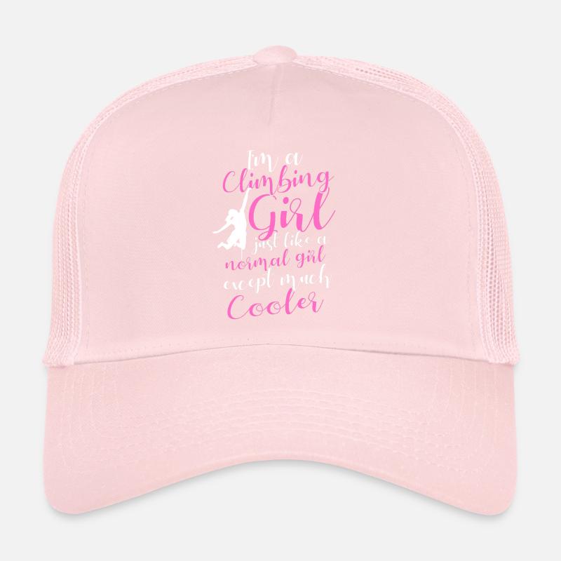 Klettern Mädchen Berg Kletterpark Freiklettern Trucker Cap