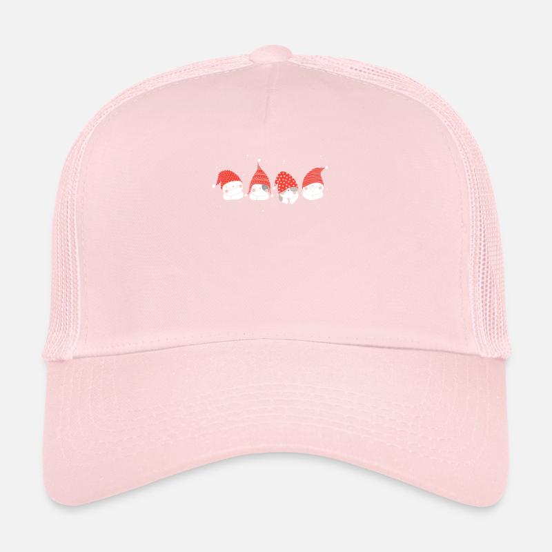 Cute cats with Christmas cap | Kitten Pattern Trucker Cap