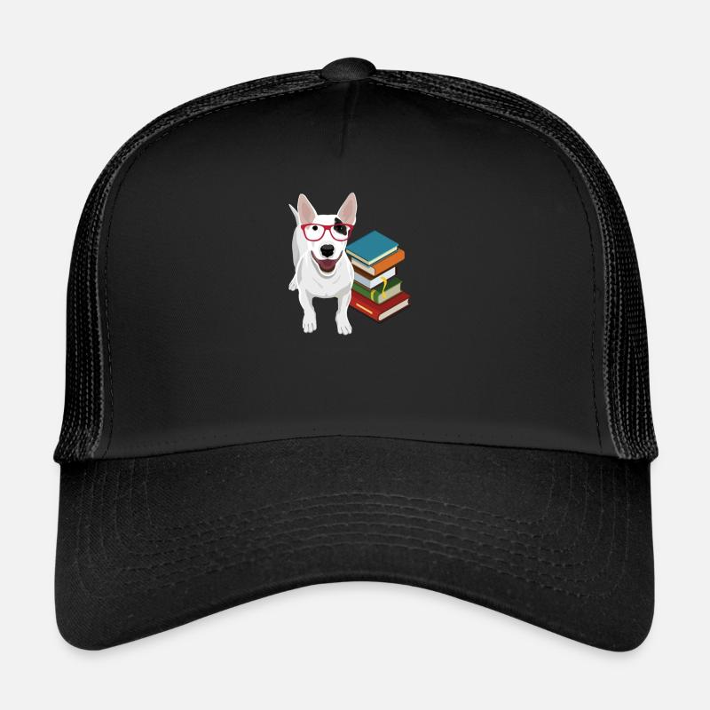 Bull terrier - Casquette trucker  - noir/noir