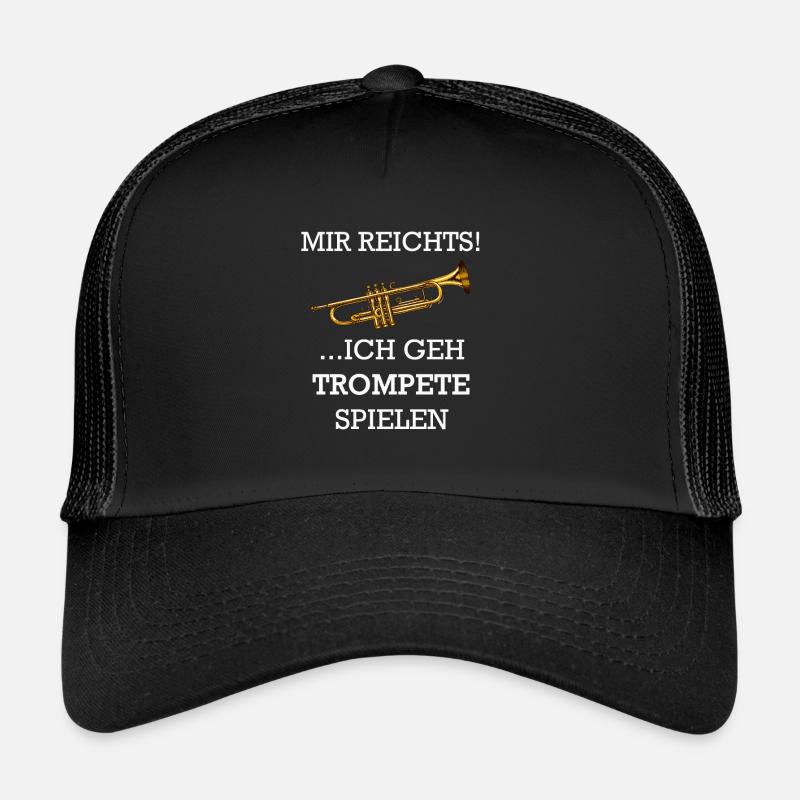Trompete Spruch Trucker Cap