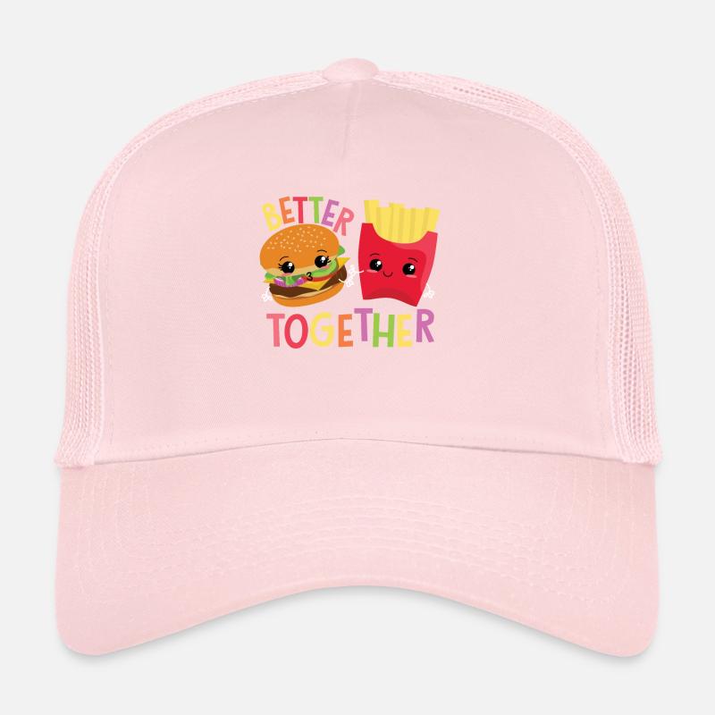 Burger avec frites Casquette trucker 