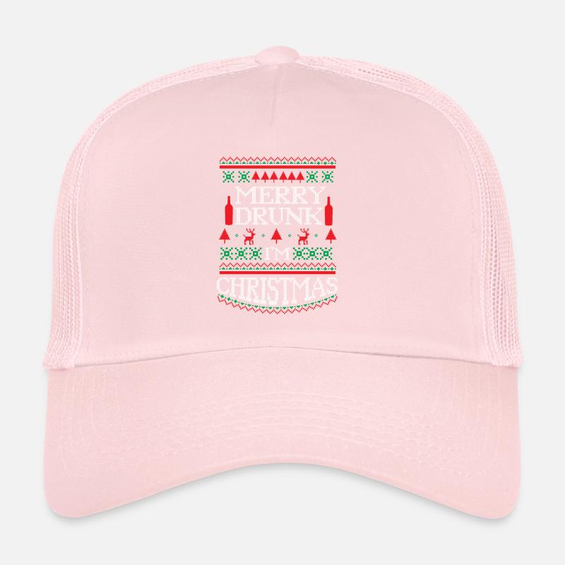 Merry Drunk I'm Christmas - Pull de Noël laid Casquette trucker 