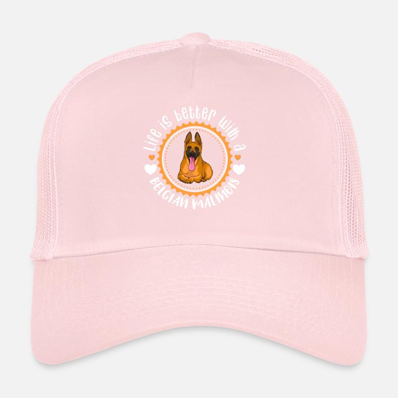 Malinois Belgian Shepherd Dog Trucker Cap