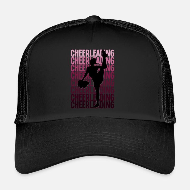 Cheerleading - Trucker Cap - Schwarz/Schwarz