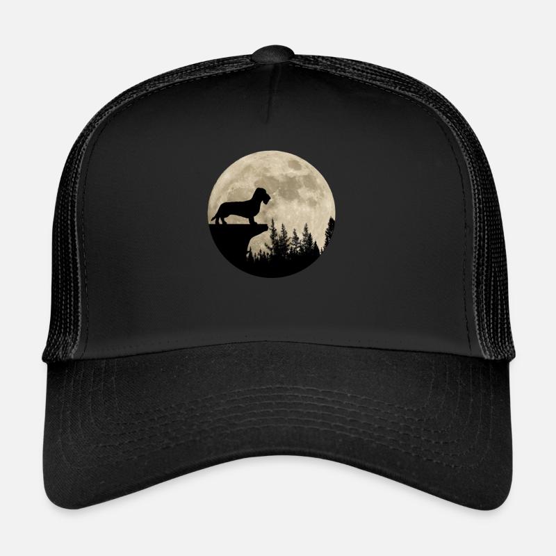 Dackel Rauhaar Teckel Dachshund Mond Geschenk Trucker Cap