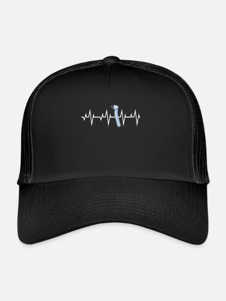 Zahnarzt - Trucker Cap - Schwarz/Schwarz