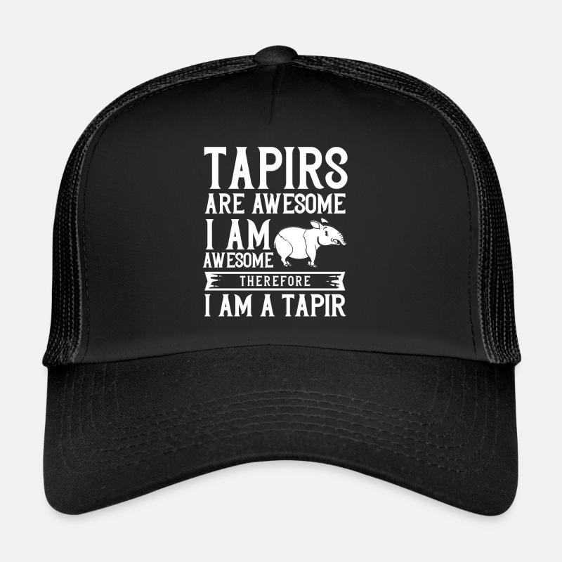 Tapir cheval bébé tapirus malais Casquette trucker 