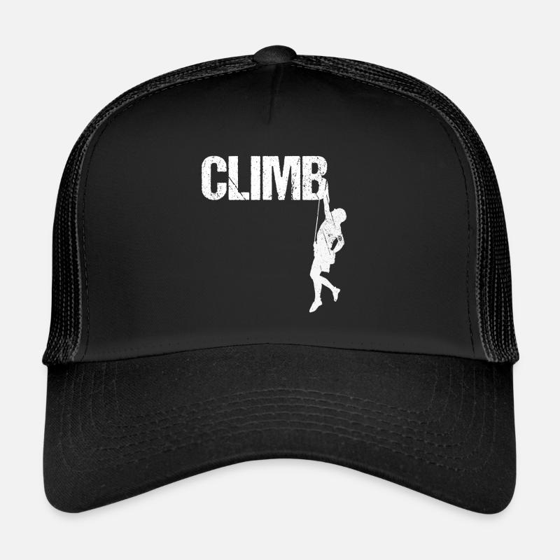 Climb Klettern Climber Abseilen Bergsteigen Design Trucker Cap