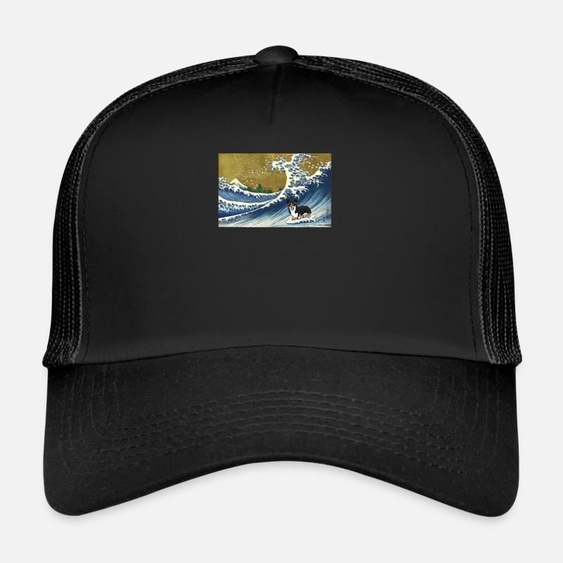 Corgi - Trucker Cap - Schwarz/Schwarz