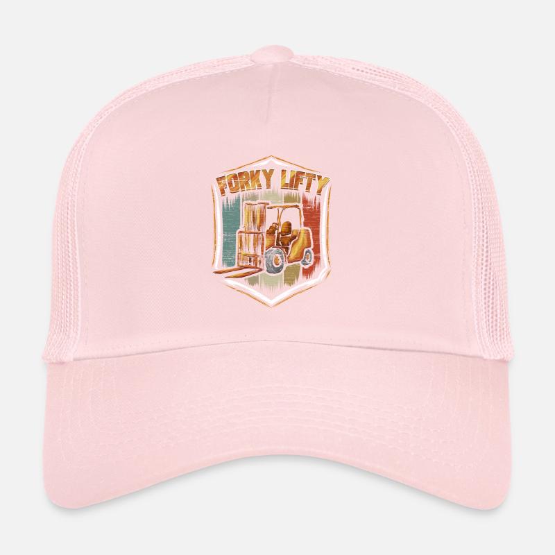 Conducteur de chariot élévateur - Cadeau de chariot élévateur Forky Lifty Casquette trucker 