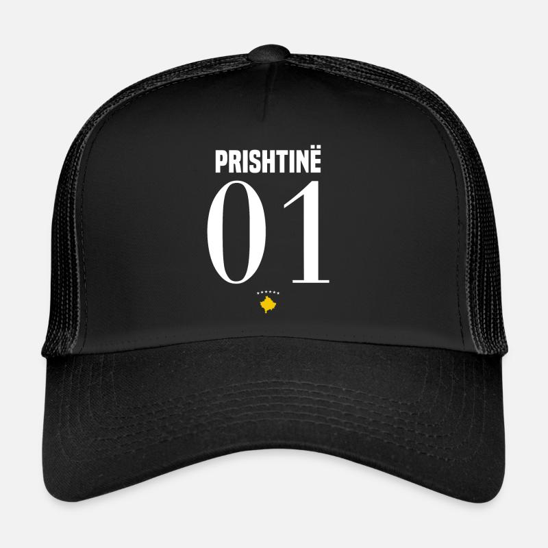 Drapeau Pristina Pristine Kosovo Casquette trucker 