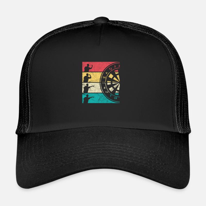 Dart Darts Bullseye Dartboard Dart Gift Trucker Cap