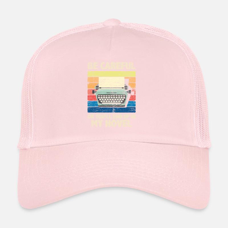 Machine à écrire rétro auteur Casquette trucker 
