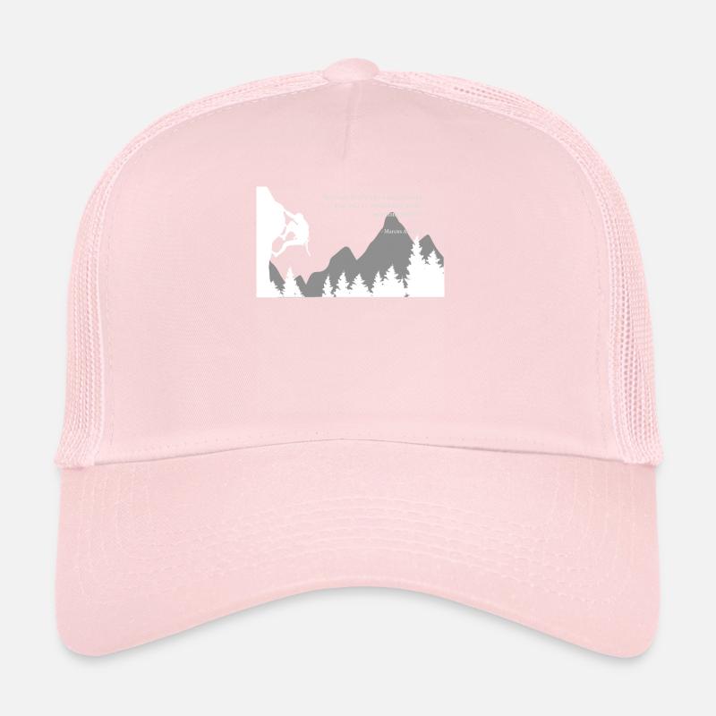 Commencez à vivre, citation stoïcienne de Marcus Aurelius Casquette trucker 