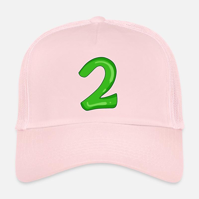 Nummer 2 Grün Trucker Cap