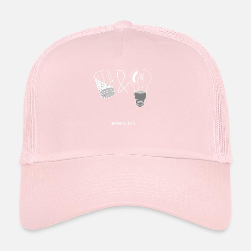 Jésus, prêche sur la montagne Matthieu 5 13-14 Casquette trucker 