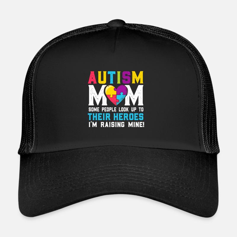maman autiste Casquette trucker 