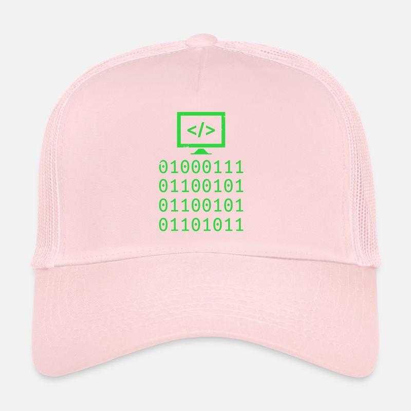 Cadeau de programmation de codage de code binaire Casquette trucker 