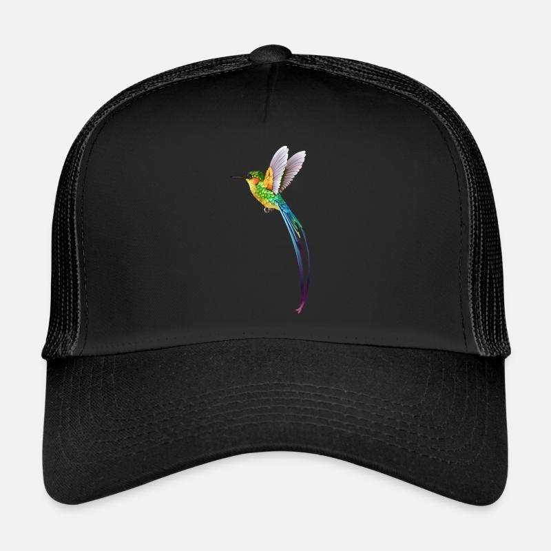 Kolibri - Trucker Cap - Schwarz/Schwarz
