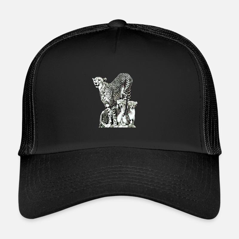 Gepard - Trucker Cap - Schwarz/Schwarz