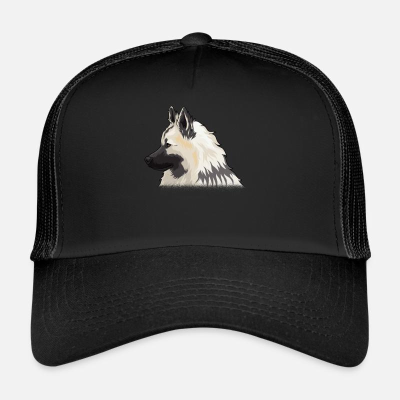 Cadeau de portrait de chien de tête de chien Eurasier Casquette trucker 