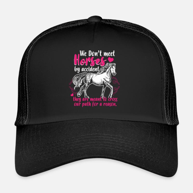 Cavalier équestre chevaux Casquette trucker 