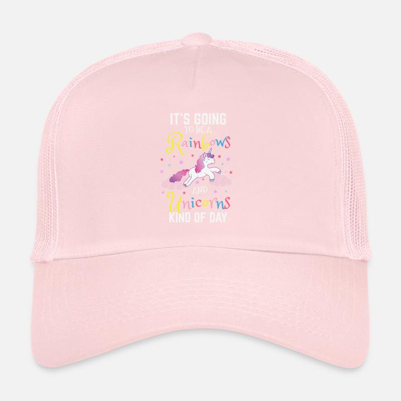 Rainbows and Unicorns Gift Back To School Kinderga Trucker Cap