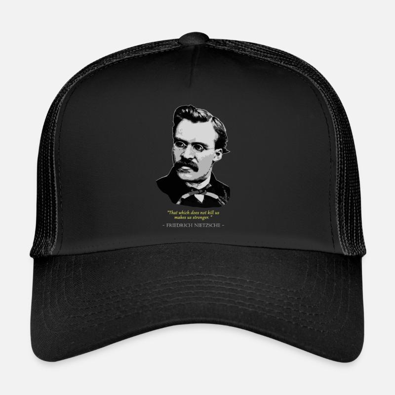 Zitat Friedrich Nietzsche Trucker Cap