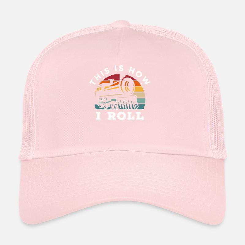 Eisenbahn Zug Zugführer Lokomotive Retro Geschenk Trucker Cap