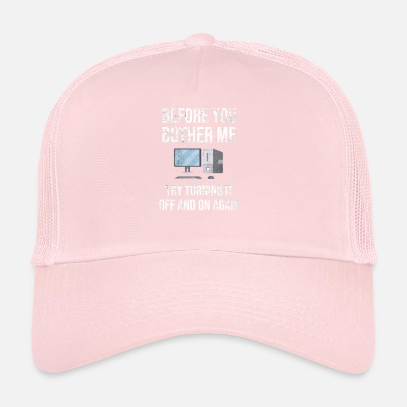 Gift IT support IT help desk funny saying Trucker Cap