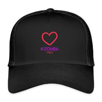 Kizomba Heart Dance Good Vibes - Trucker Cap - black/black - Front