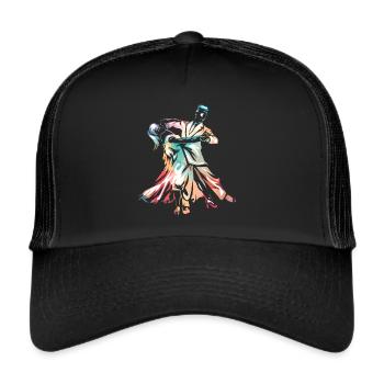 Foxtrott-Tanz - Trucker Cap - Schwarz/Schwarz - Vorne