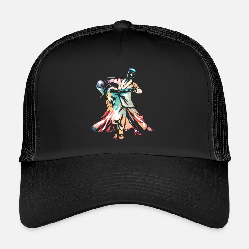 Foxtrott-Tanz - Trucker Cap - Schwarz/Schwarz