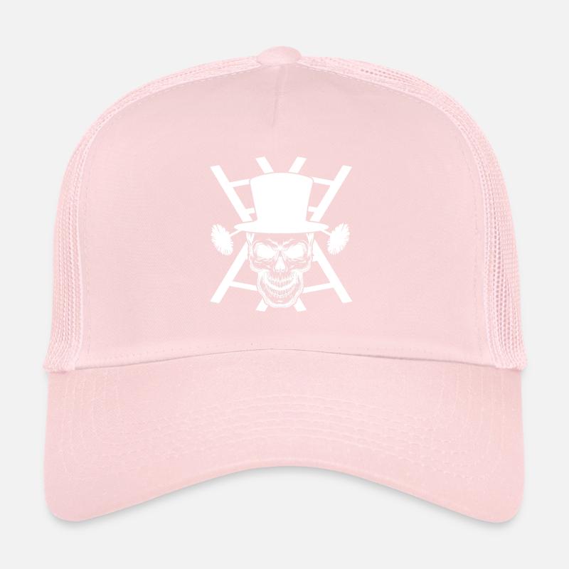 Cadeau de crâne de Schonsteinfeger Hart Hardener Casquette trucker 