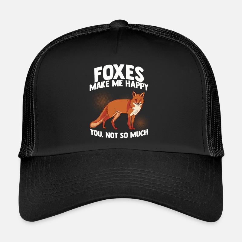 Fox - Trucker Cap - black/black