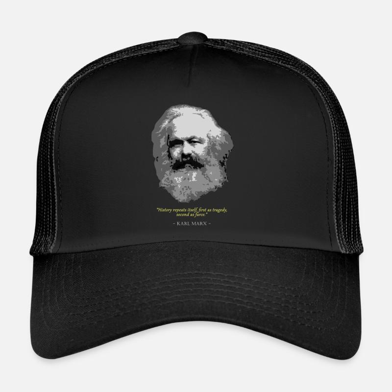 Karl Marx Quote Trucker Cap