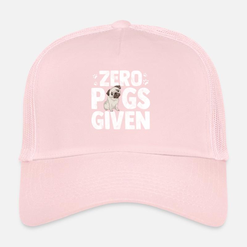 Mops Selbstbewusst Pug Hund Möpse Mischling Welpen Trucker Cap