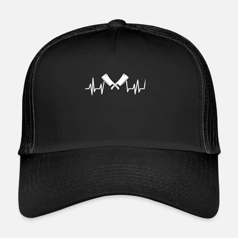 Cadeau de saucisse de boucher Casquette trucker 