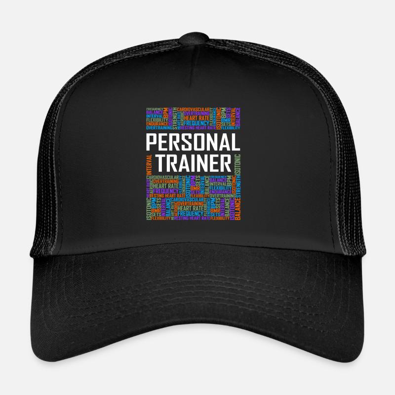 Personal Trainer - Words Trucker Cap