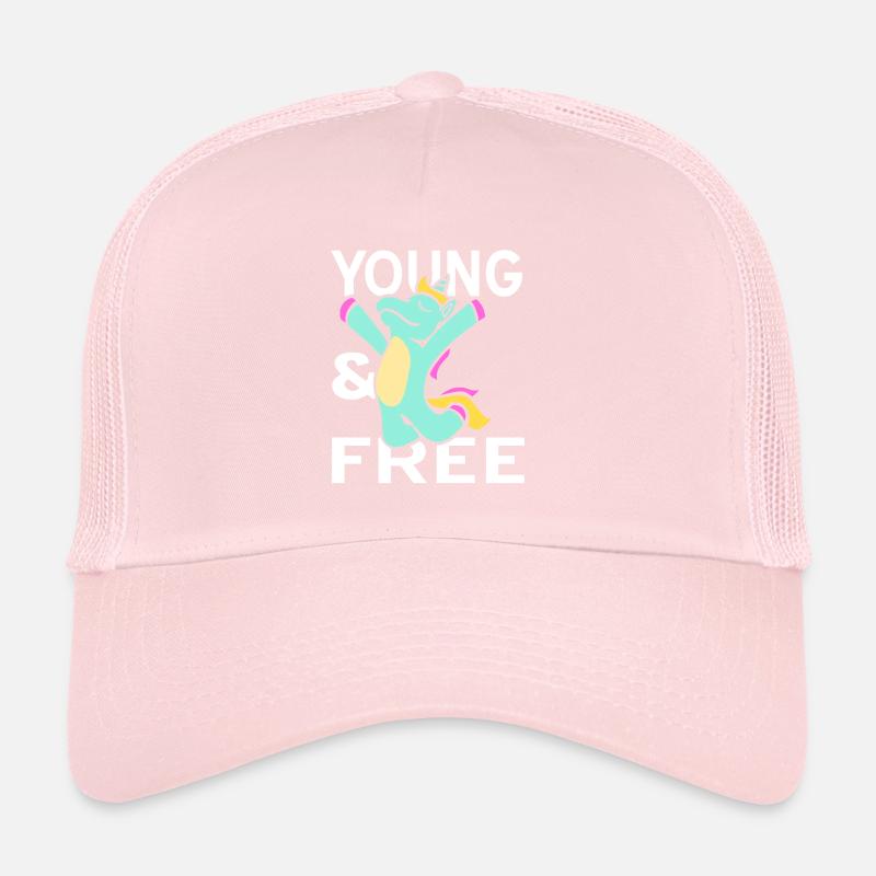 Young and free Trucker Cap