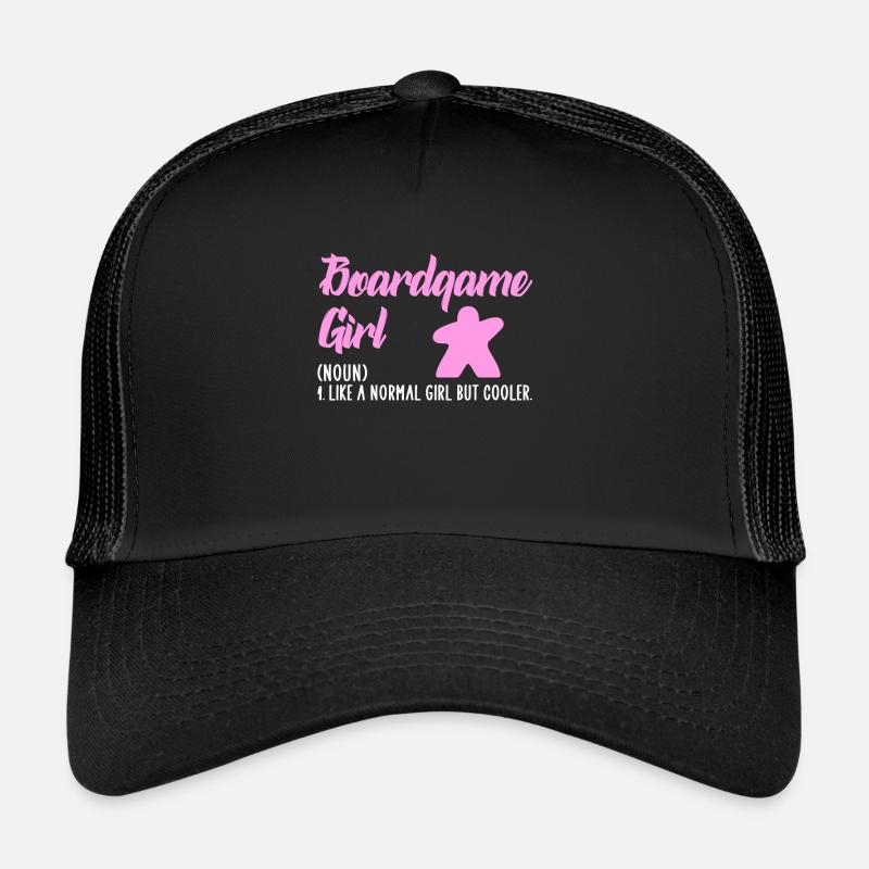 fille de jeu de société Casquette trucker 
