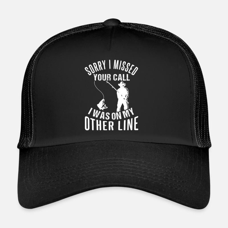 Pêche pêche pêche canne à pêche cadeau de pêcheur Casquette trucker 