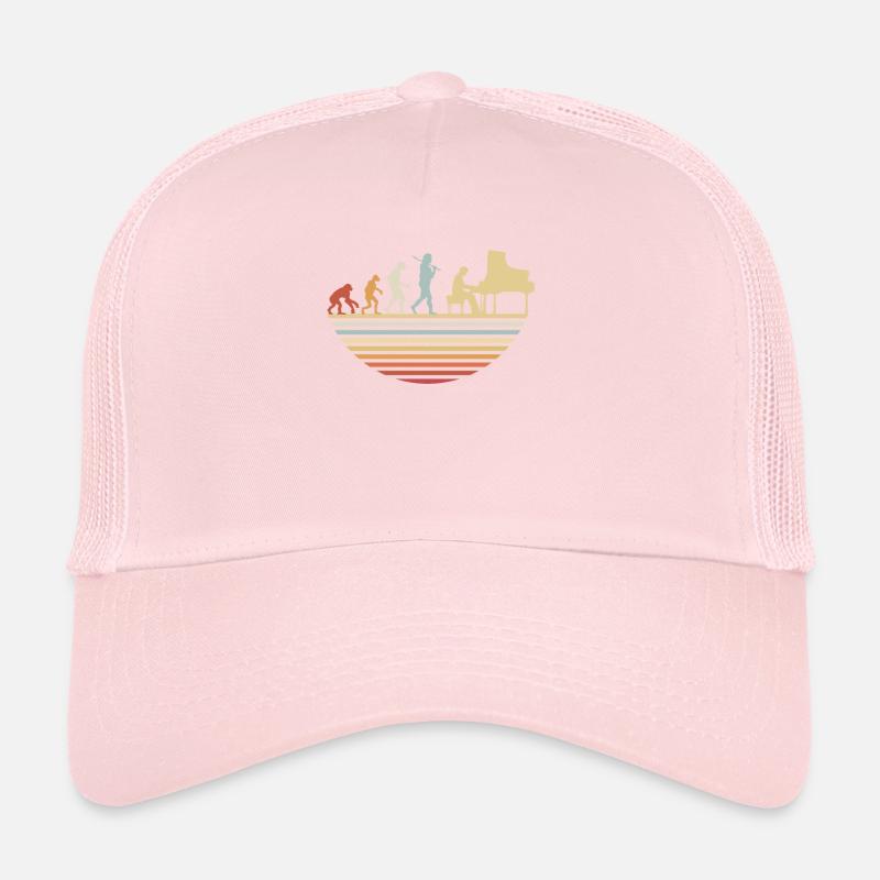 Évolution du piano Casquette trucker 