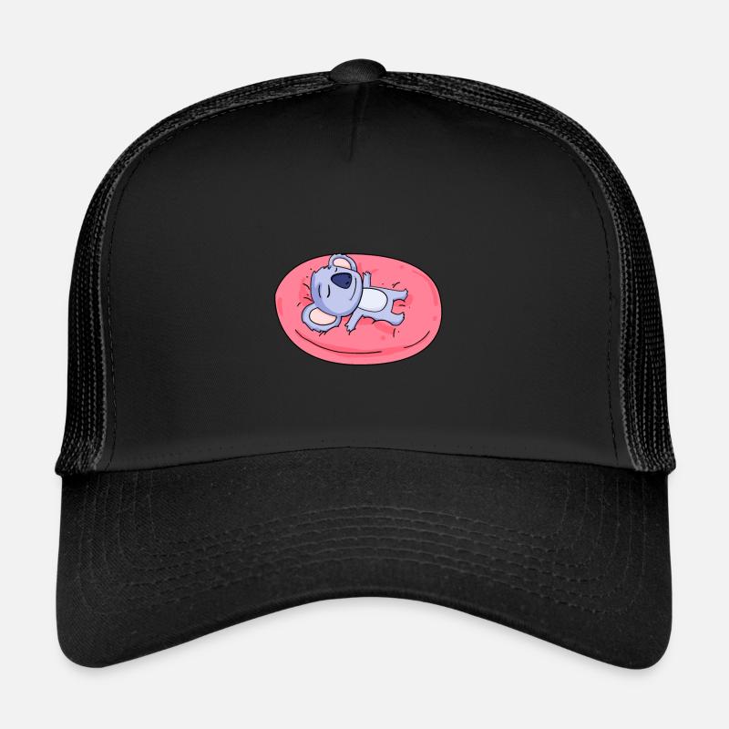 Koala - Trucker Cap - Schwarz/Schwarz