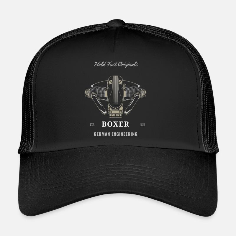 Boxer Motor Trucker Cap