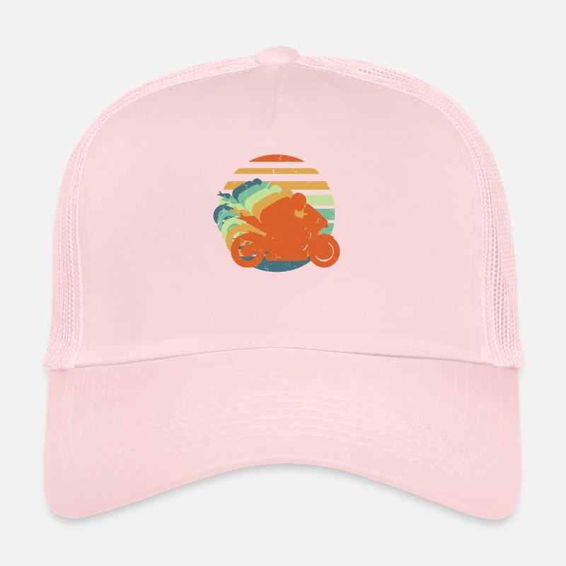Retro Rider - Awesome Motorradfahrer Vintage Geschenk Trucker Cap