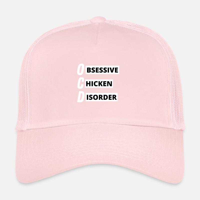 Maladie compulsive du poulet Casquette trucker 