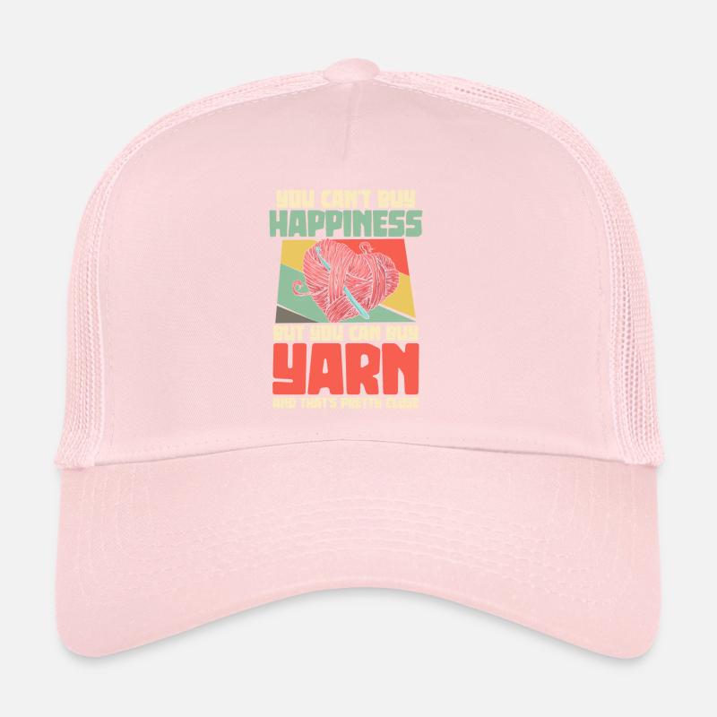 Stricken Häckeln Garn Strickerin Näherin Trucker Cap