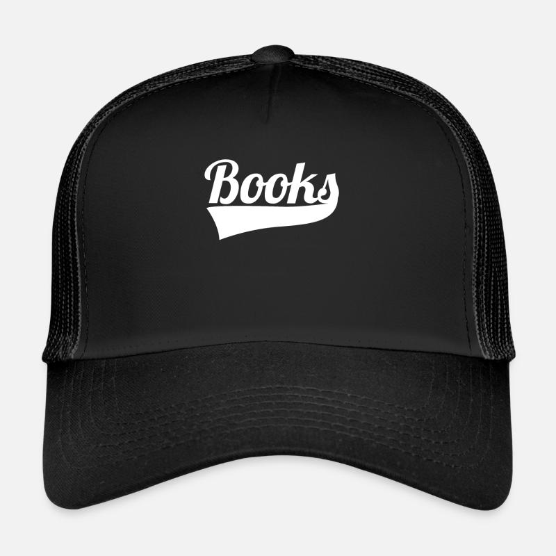 Buch lesen Literatur Geschenk Trucker Cap